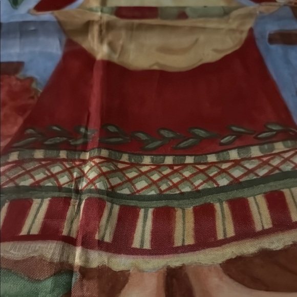 Autumn Bountiful Harvest Colorful Folk Art Painting with Harvest Scene - Picture 3 of 3